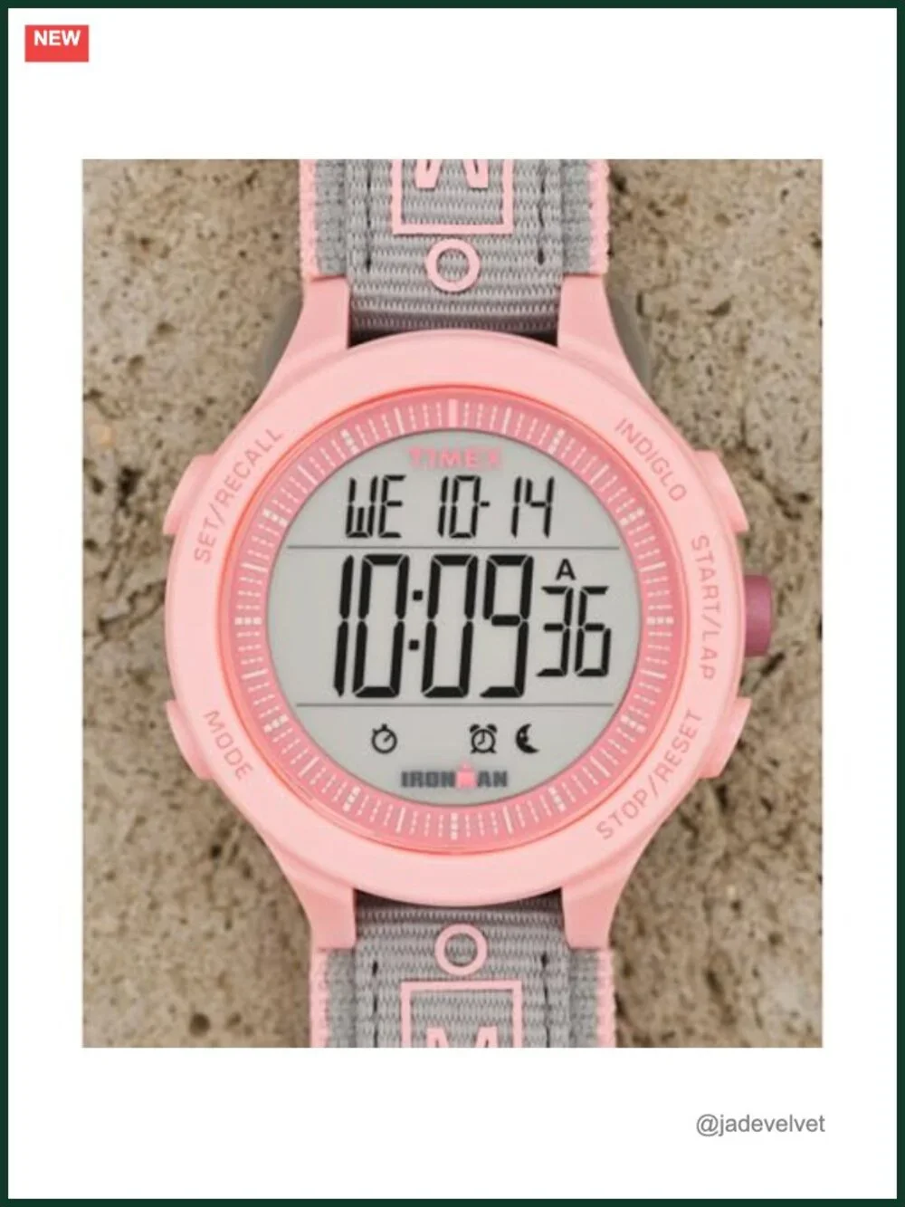 Timex Ironman Triathlon Watch Quartz Digital 42mm Nylon Strap